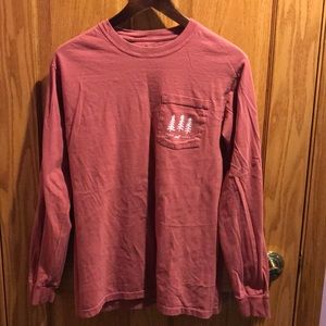 🌲🌲🌲GREAT LAKES washed red long sleeve tee